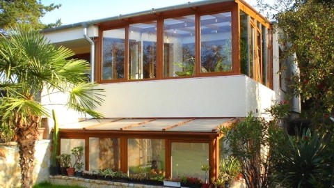 Zimní zahrada - exteriér zepředu